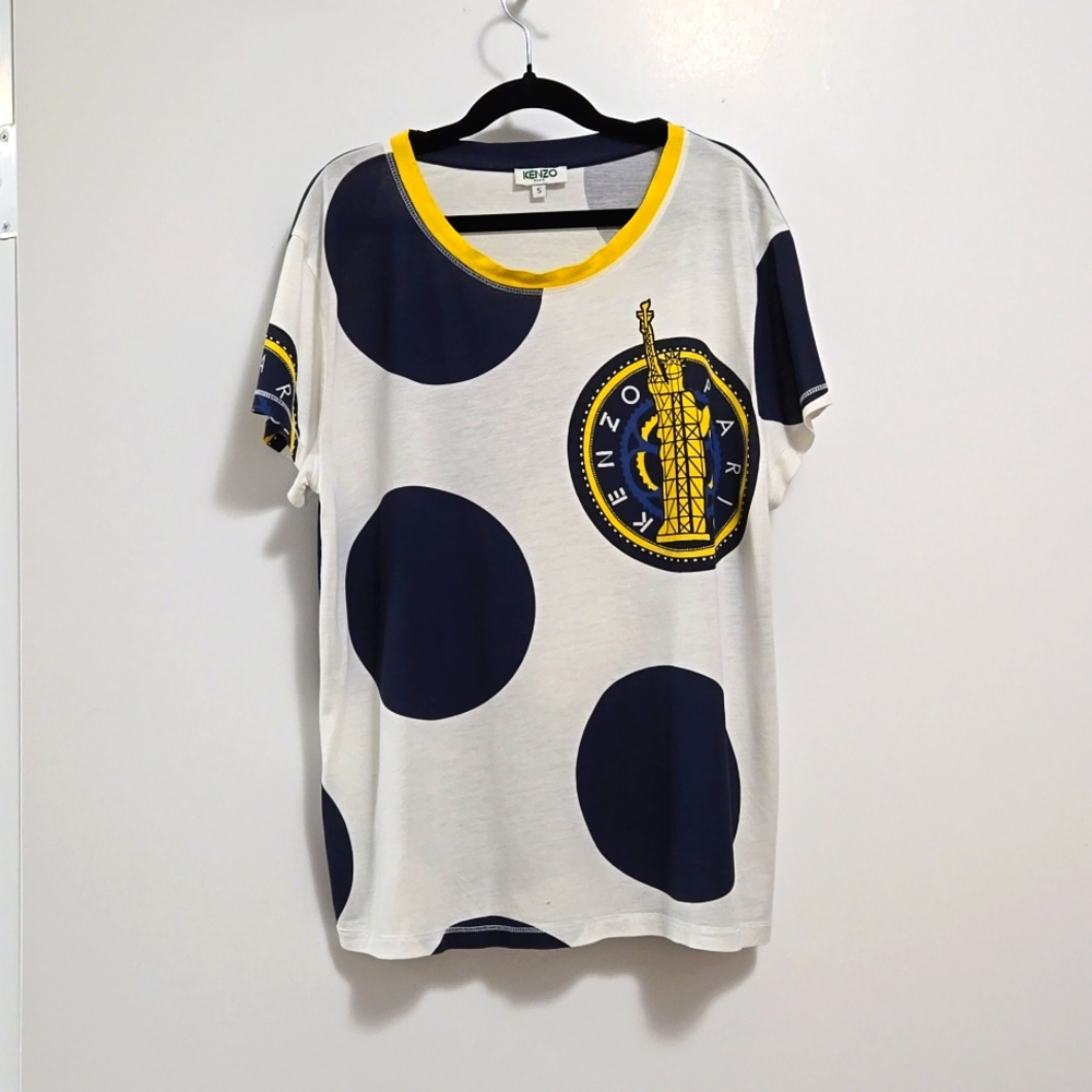 Kenzo women tee shirt, size S, made in Portugal